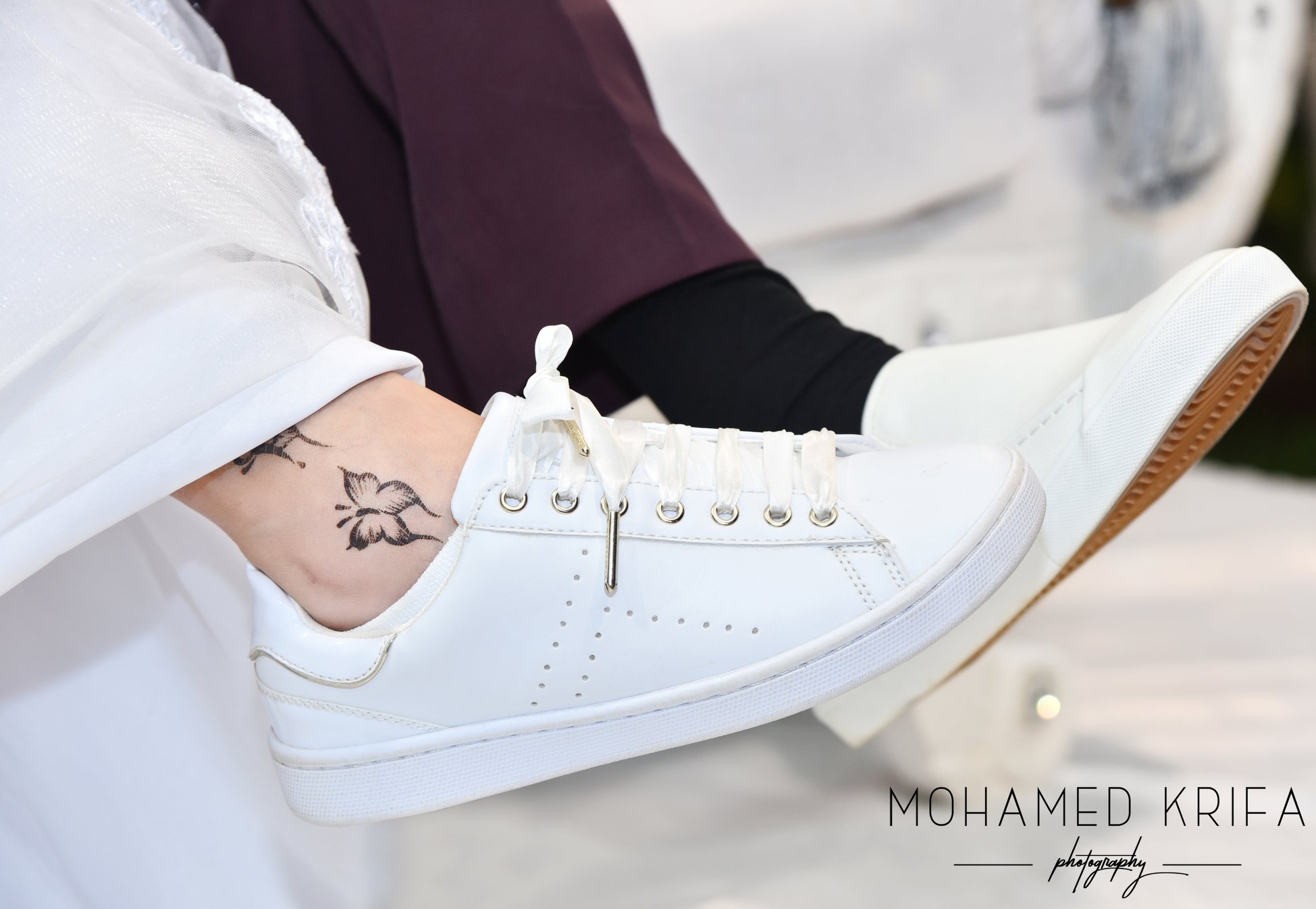 Mariés en basket - séance photo mariage au Québec